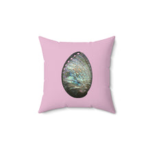 Load image into Gallery viewer, Throw Pillow | Abalone Shell Outside | Orchid Pink | 14x14 Oceancore Seacore Naturecore
