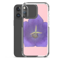 Load image into Gallery viewer, iPhone Case | Balloon Flower Blue | Pink Background
