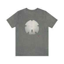 Load image into Gallery viewer, Arrowhead Sand Dollar Shell Top | Unisex Ringspun Short Sleeve T-Shirt
