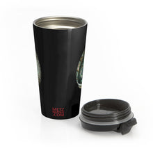 Load image into Gallery viewer, Abalone Shell | Stainless Steel Travel Mug | 15oz | Black
