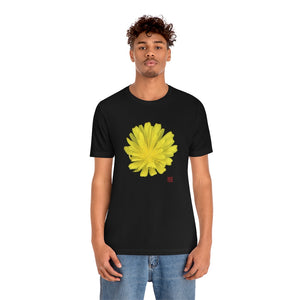 Hawkweed Flower Yellow | Unisex Ringspun Short Sleeve T-Shirt
