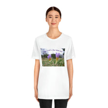 Load image into Gallery viewer, Hope is NOT a four letter word! | Inspirational Motivational Quote Unisex Ringspun Short Sleeve T-shirt | Spring Crocus Purple
