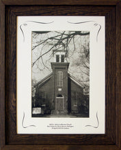 Load image into Gallery viewer, Three Rivers Series, Old St. John&#39;s Lutheran Church Framed COA Rooster #299691 Image.
