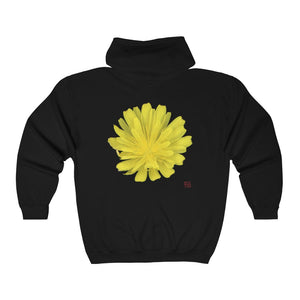 Hawkweed Flower Yellow | Unisex Heavy Blend™ Full Zip Hooded Sweatshirt