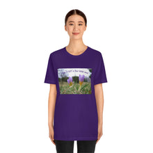 Load image into Gallery viewer, Hope is NOT a four letter word! | Inspirational Motivational Quote Unisex Ringspun Short Sleeve T-shirt | Spring Crocus Purple
