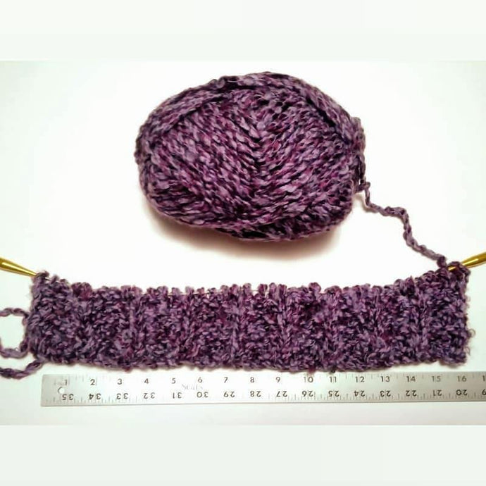 Purple Yarn Project Step Two
