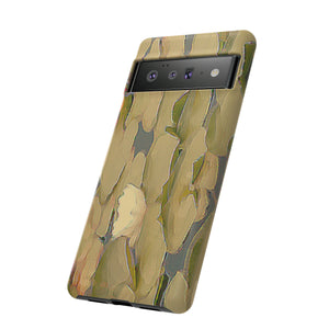 iPhone Samsung Galaxy Google Pixel Tough Phone Case | Water Lilies | Green