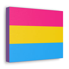 Load image into Gallery viewer, Pansexual Pride Flag | Canvas Print | Lavender Sides

