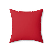 Load image into Gallery viewer, Finger Starfish Shell Top | Square Throw Pillow | Red
