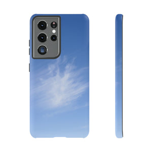 iPhone Samsung Galaxy Google Pixel Tough Phone Case | Hand of Fate (Hamsa) | Cloud White Sky Blue