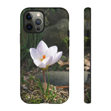 Load image into Gallery viewer, iPhone Samsung Galaxy Google Pixel Tough Phone Case | Crocus | White
