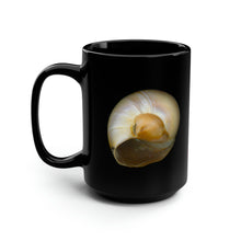 Load image into Gallery viewer, Moon Snail Shell Shark&#39;s Eye | Ceramic Mug | 15oz | Black
