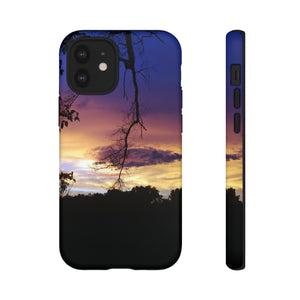 iPhone Samsung Galaxy Google Pixel Tough Phone Case | Sunset Silhouette