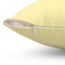 Load image into Gallery viewer, Throw Pillow | Keyhole Limpet Shell White | Sunshine Yellow
