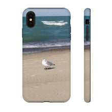 Load image into Gallery viewer, iPhone Samsung Galaxy Google Pixel Tough Phone Case |  Seagull Ocean | Sand Blue
