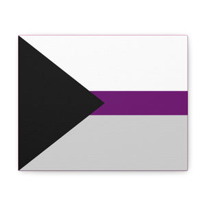Demisexual Pride Flag | Canvas Print | Hot Pink Sides
