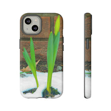 Load image into Gallery viewer, iPhone Samsung Galaxy Google Pixel Tough Phone Case | Daffodil Narcissus | Spring Yellow Green
