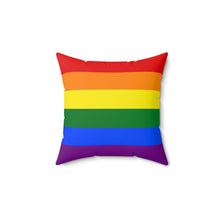 Load image into Gallery viewer, Throw Pillow | Gay Pride Flag (1979) | Rainbow | 14x14
