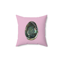 Load image into Gallery viewer, Throw Pillow | Abalone Shell Inside | Orchid Pink | 14x14 Oceancore Seacore Naturecore
