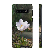 Load image into Gallery viewer, iPhone Samsung Galaxy Google Pixel Tough Phone Case | Crocus | White
