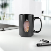 Load image into Gallery viewer, Olive Snail Shell Brown | Ceramic Mug | 15oz | Black
