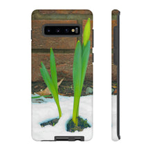 Load image into Gallery viewer, iPhone Samsung Galaxy Google Pixel Tough Phone Case | Daffodil Narcissus | Spring Yellow Green
