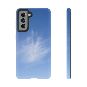 iPhone Samsung Galaxy Google Pixel Tough Phone Case | Hand of Fate (Hamsa) | Cloud White Sky Blue