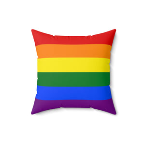 Throw Pillow | Gay Pride Flag (1979) | Rainbow | 16x16