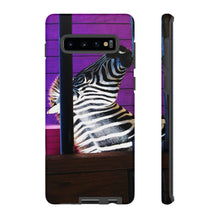 Load image into Gallery viewer, iPhone Samsung Galaxy Google Pixel Tough Phone Case | Zebra | Purple
