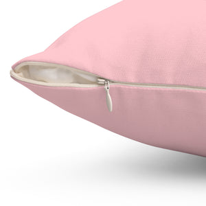 Throw Pillow | Moon Snail Shell Blue | Pink