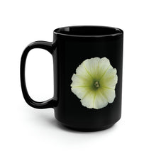 Load image into Gallery viewer, Petunia Flower Yellow-Green | Ceramic Mug | 15oz | Black
