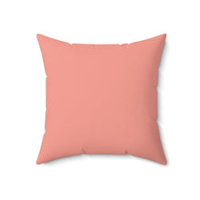 Load image into Gallery viewer, Pansy Viola Flower Lavender | Square Throw Pillow | Flamingo Pink
