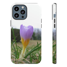 Load image into Gallery viewer, iPhone Samsung Galaxy Google Pixel Tough Phone Case | Crocus | Purple
