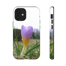 Load image into Gallery viewer, iPhone Samsung Galaxy Google Pixel Tough Phone Case | Crocus | Purple
