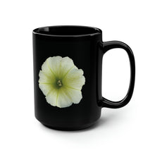 Load image into Gallery viewer, Petunia Flower Yellow-Green | Ceramic Mug | 15oz | Black
