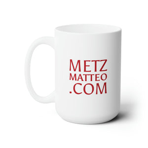 Metz & Matteo Dragonfly Logo | Ceramic Mug | 15oz | White