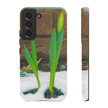 Load image into Gallery viewer, iPhone Samsung Galaxy Google Pixel Tough Phone Case | Daffodil Narcissus | Spring Yellow Green
