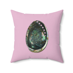Throw Pillow | Abalone Shell Inside | Orchid Pink | 20x20 Oceancore Seacore Naturecore