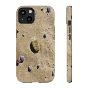 iPhone Samsung Galaxy Google Pixel Tough Phone Case | Beach Sand Rocks