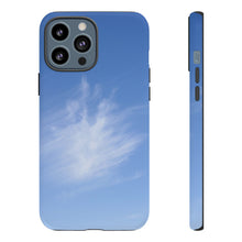 Load image into Gallery viewer, iPhone Samsung Galaxy Google Pixel Tough Phone Case | Hand of Fate (Hamsa) | Cloud White Sky Blue
