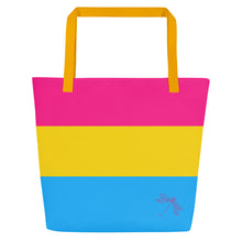 Load image into Gallery viewer, Pansexual Pride Flag | Tote Bag | Large | Blue Yellow Pink
