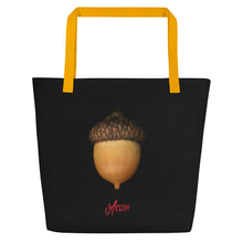 Load image into Gallery viewer, Tote Bag | Acorn by Matteo | Large | Black
