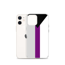 Load image into Gallery viewer, iPhone Case | Demisexual Pride Flag | Black Grey White Purple
