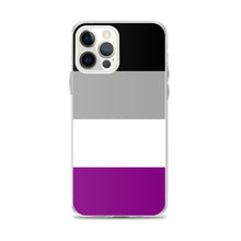 Load image into Gallery viewer, Asexual Pride Flag | iPhone Case | Black Grey White Purple
