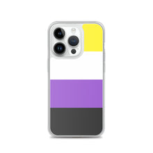 Load image into Gallery viewer, iPhone Case | Nonbinary Pride Flag | Yellow White Purple Black

