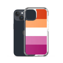 Load image into Gallery viewer, iPhone Case | Lesbian Pride Flag 5 Stripes | Orange White Pink
