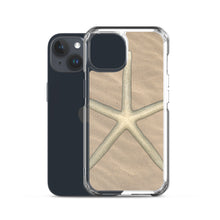 Load image into Gallery viewer, iPhone Case | Finger Starfish Shell Top | Sand Background
