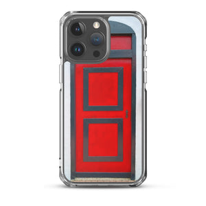 iPhone Case | Dutch Doors series, #77 Red Black by Matteo