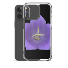 Load image into Gallery viewer, iPhone Case | Balloon Flower Blue | Black Background

