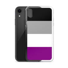 Load image into Gallery viewer, iPhone Case | Asexual Pride Flag | Black Grey White Purple
